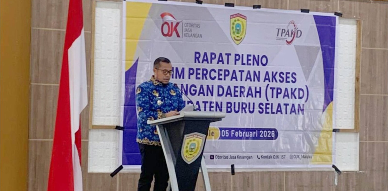 Pemerintah Kabupaten Buru Selatan Gelar Rapat Koordinasi Pleno TPAKD Tahun 2026 Dorong Pertumbuhan Ekonomi Daerah